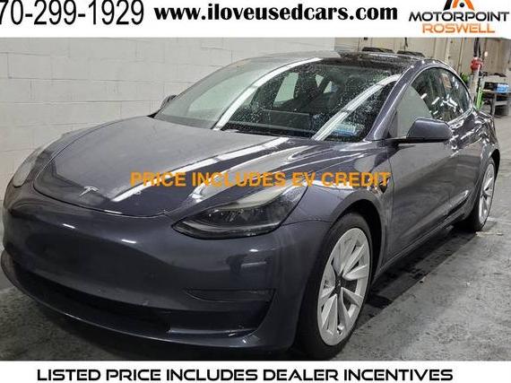 TESLA MODEL 3 2022 5YJ3E1EB9NF211267 image